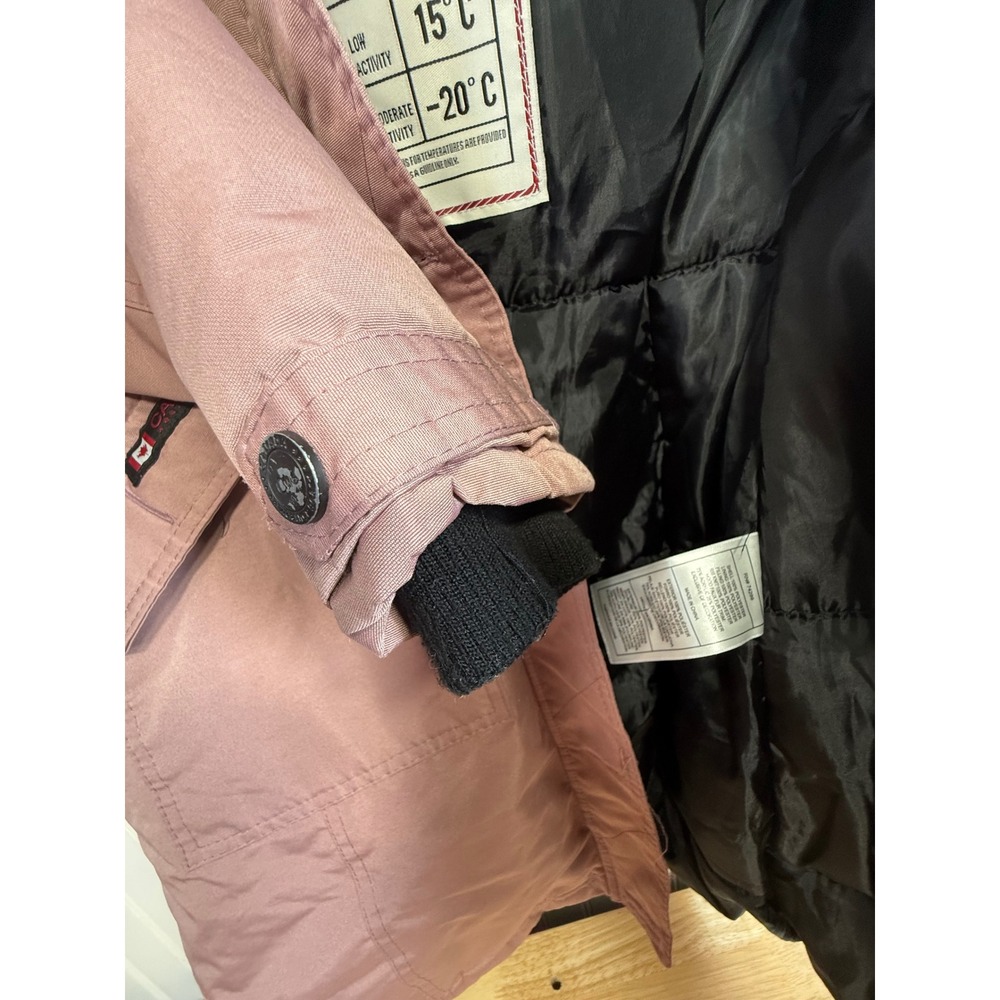 Canada Weather Gear Hooded Parka Jacket Womens Large 14/16 Hooded Winter Warm - Picture 9 of 12
